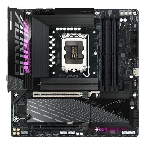 GIGABYTE B860M AORUS ELITE WIFI6E LGA1851 Micro ATX Motherboard — image 2 of 5