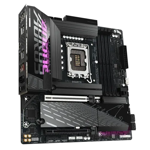GIGABYTE B860M AORUS ELITE WIFI6E LGA1851 Micro ATX Motherboard — image 3 of 5