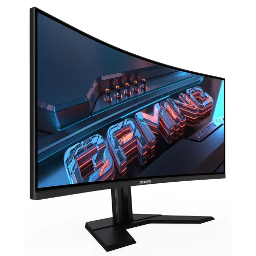 GIGABYTE G34WQCP 34" 180Hz WQHD VA Ultra Wide Curved Gaming Monitor — image 2 of 6