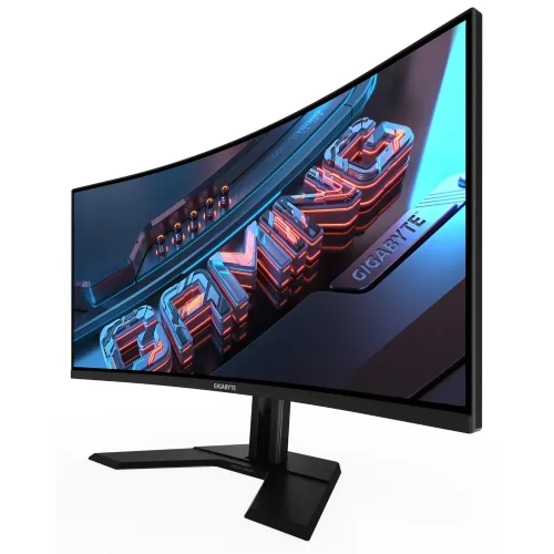 GIGABYTE G34WQCP 34" 180Hz WQHD VA Ultra Wide Curved Gaming Monitor — image 3 of 6