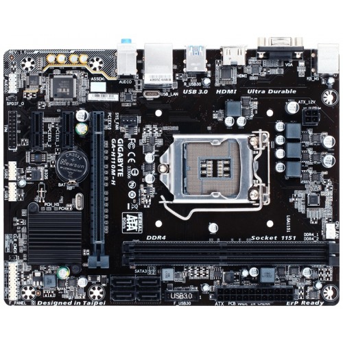 Gigabyte GA-H110M-H Micro ATX Motherboard — image 2 of 4