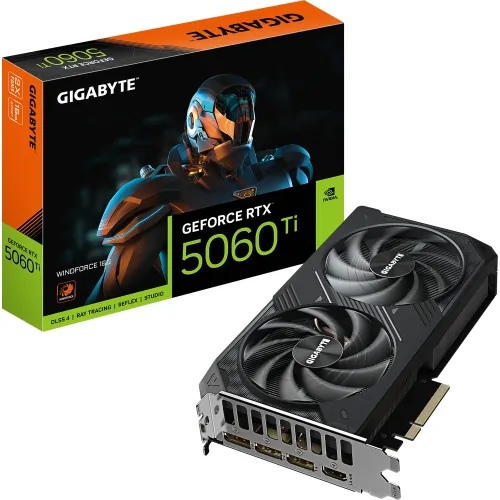 GIGABYTE GeForce RTX 5060 Ti 16GB WINDFORCE GDDR7 Graphics Card