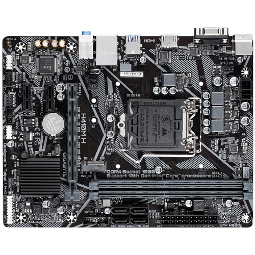 Gigabyte H410M H 10th Gen Micro ATX Motherboard — image 2 of 4