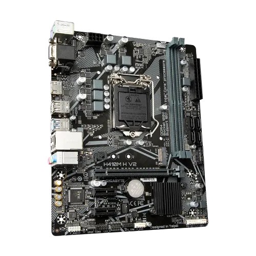 GIGABYTE H410M H V2 10th Gen Micro ATX Motherboard — image 3 of 5