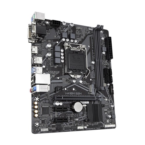 Gigabyte H410M S2H 10th Gen Micro ATX Motherboard — image 3 of 4