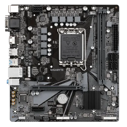 GIGABYTE H610M H V2 DDR4 Micro ATX Motherboard — image 2 of 6
