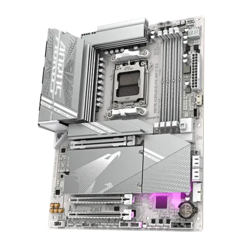 GIGABYTE X870 AORUS ELITE WIFI7 ICE DDR5 AMD AM5 ATX Motherboard — image 4 of 5