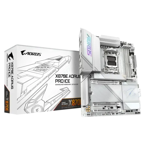 GIGABYTE X870E AORUS PRO ICE DDR5 AM5 ATX Motherboard