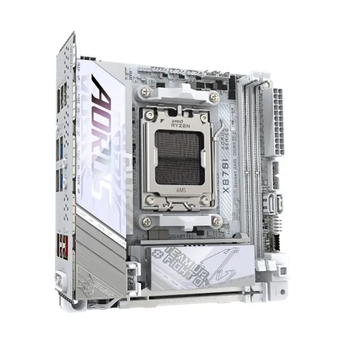 GIGABYTE X870I AORUS PRO ICE DDR5 AM5 Mini-ITX Motherboard — image 3 of 5