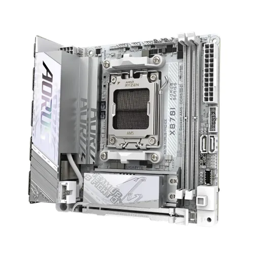 GIGABYTE X870I AORUS PRO ICE DDR5 AM5 Mini-ITX Motherboard — image 4 of 5