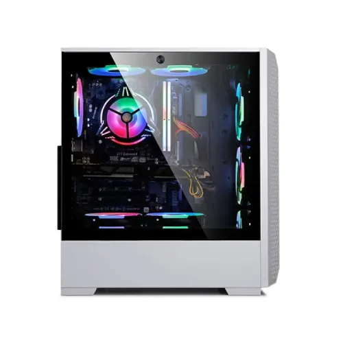 Golden Field 7689W ATX Gaming Casing White — image 4 of 5