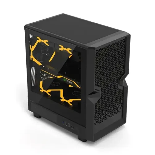 Golden Field H01 M-ATX Mini Tower Gaming Casing — image 2 of 4