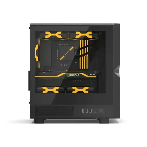 Golden Field H01 M-ATX Mini Tower Gaming Casing — image 3 of 4