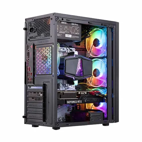 Golden Field XH2i ATX Gaming Case With Power Supply — image 4 of 4