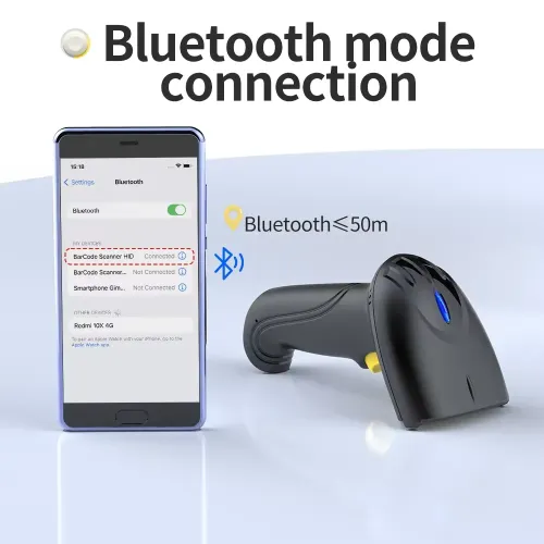 GTCODESTAR X-9700L 2D Wireless Barcode Scanner — image 2 of 6
