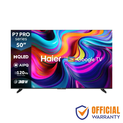 Haier 50P7 PRO 50" 4K HQLED Smart Google TV