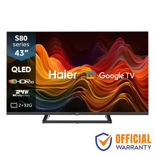 Haier H43S80GUX 43" QLED 4K UHD Google TV