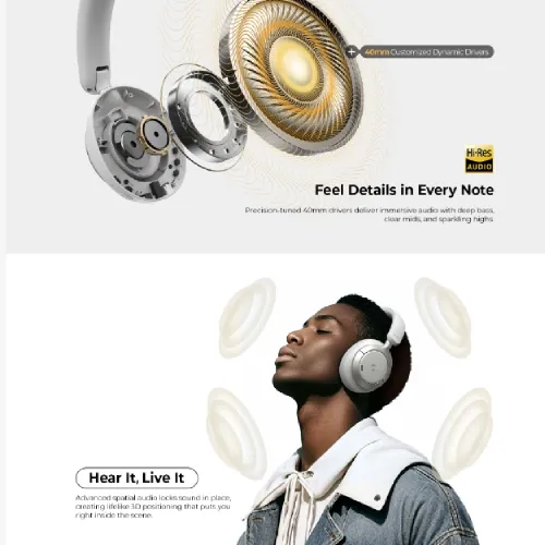 Havit H683BT ANC Foldable Wireless Headphone — image 3 of 3