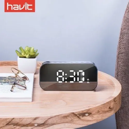 Havit HV-M3 Portable Alarm Clock Bluetooth Speaker — image 5 of 5
