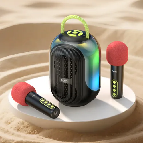 Hoco DS68 RGB Portable Bluetooth Speaker With 2 Mic — image 5 of 6