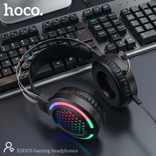 Hoco ESD03 Wired Gaming Headphone — image 3 of 4