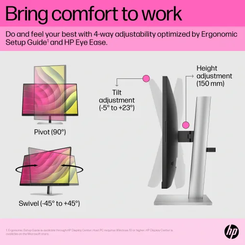 HP E24t G5 23.8" FHD Touch Monitor — image 4 of 6