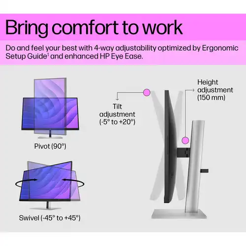 HP E27q G5 27" QHD IPS Monitor — image 6 of 6
