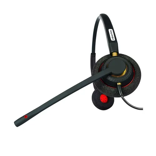 Inbertec UB800DM Noise Cancelling Professional USB Wired Headphone — image 2 of 4