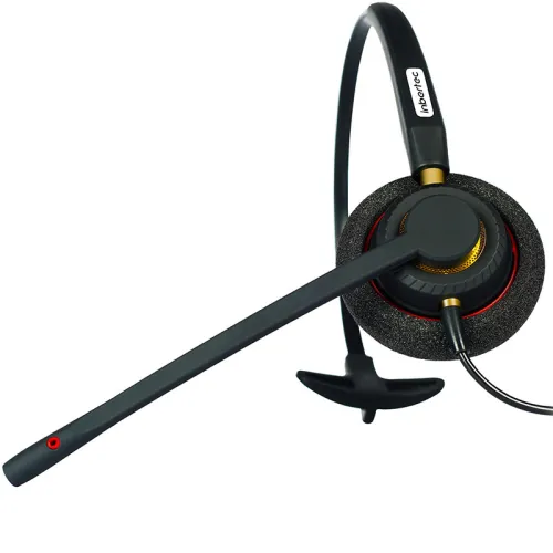 Inbertec UB805M AI Noise Cancelling Professional USB Wired Headphone — image 2 of 3