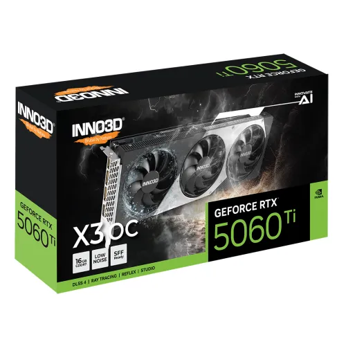 INNO3D GeForce RTX 5060 Ti 16GB X3 OC GDDR7 Graphics Card — image 2 of 3