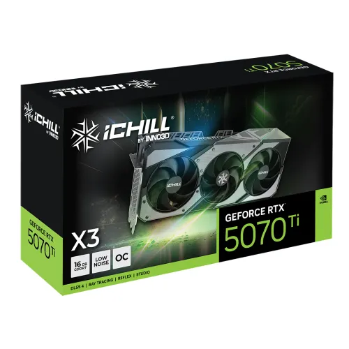 INNO3D GEFORCE RTX 5070 TI ICHILL X3 16GB GDDR7 Graphics Card — image 2 of 3