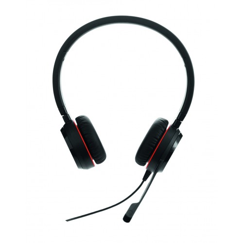Jabra Evolve 30 MS DUO Dual Ear USB & 3.5mm Noise Cancelling Head Phone Black — image 2 of 4