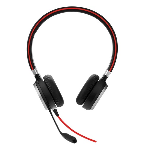 Jabra Evolve 40 MS/UC DUO Dual Ear Noise Canceling USB Headphone — image 2 of 2