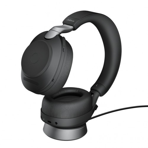 Jabra Evolve2 85 MS DUO Noise Canceling Wireless Headphone with Stand — image 2 of 7