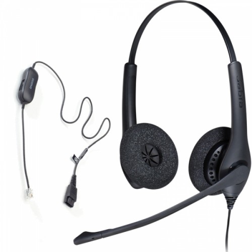 JABRA BIZ 1500 Duo (Dual Ear) USB Headphone Black — image 2 of 2