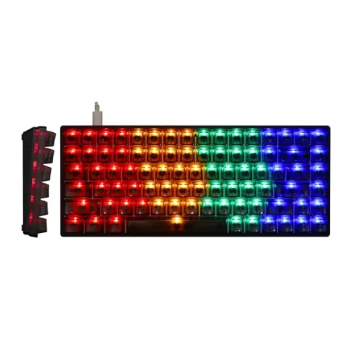 Jedel KL-123 Transparent RGB Mechanical Keyboard — image 2 of 2
