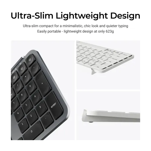 Keychron B6 Pro Ultra-Slim Tri-Mode Wireless Keyboard — image 2 of 4