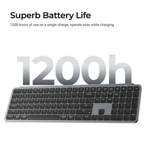 Keychron B6 Pro Ultra-Slim Tri-Mode Wireless Keyboard — image 3 of 4