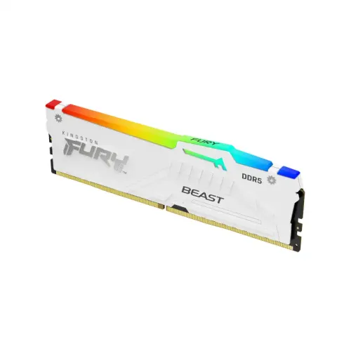 Kingston FURY Beast RGB 16GB 6000Mhz DDR5 Desktop RAM White — image 2 of 2