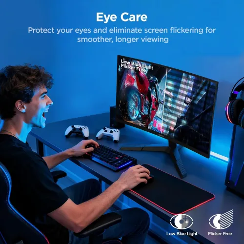 KOORUI 27E6QCA 27" 180Hz 2K QHD VA Curved Gaming Monitor — image 5 of 6