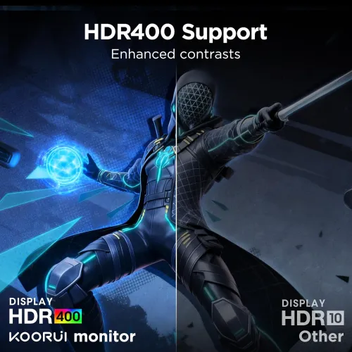KOORUI 34E6UC 34" 180Hz WQHD VA Curved Gaming Monitor — image 4 of 6