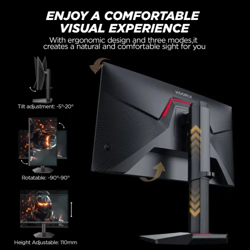KOORUI G2511E 24.5" 320Hz 1ms FHD IPS Gaming Monitor — image 5 of 6