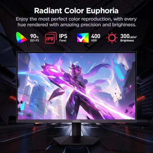 KOORUI G2721P 27" 200Hz 2K QHD 1ms Fast IPS Gaming Monitor — image 5 of 6