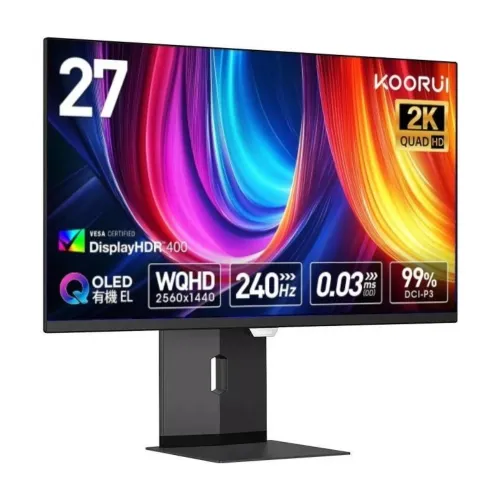 KOORUI S2721XO 27" 2K QHD 240Hz QD-OLED Gaming Monitor — image 2 of 5