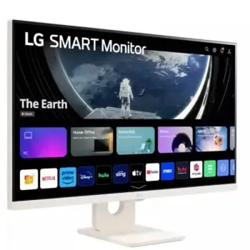LG 27SR50F-W 27" FHD IPS Smart Monitor with webOS — image 2 of 5