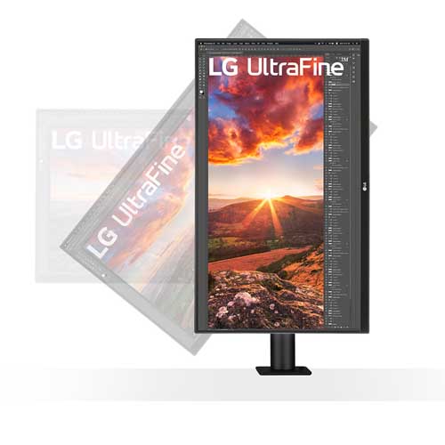 LG 27UN880 27 Inch UltraFine 4K UHD IPS Ergo Professional Monitor — image 2 of 5