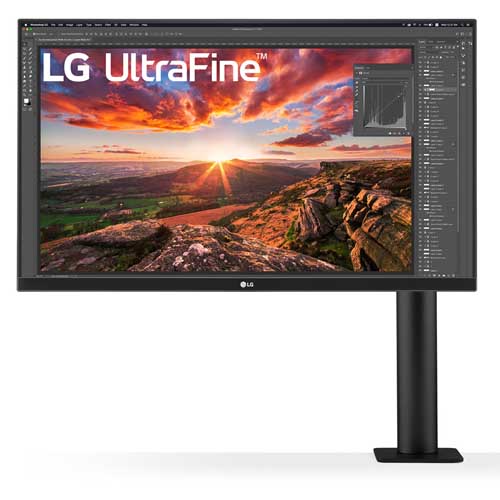 LG 27UN880 27 Inch UltraFine 4K UHD IPS Ergo Professional Monitor — image 3 of 5
