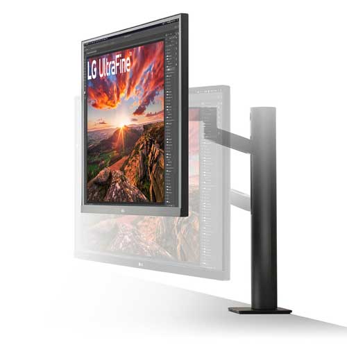 LG 27UN880 27 Inch UltraFine 4K UHD IPS Ergo Professional Monitor — image 4 of 5