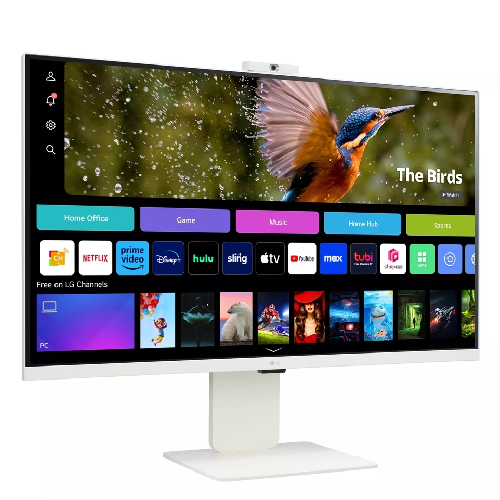 LG 32SR85U-W 32" 4K UHD IPS MyView Smart Monitor with webOS — image 2 of 5