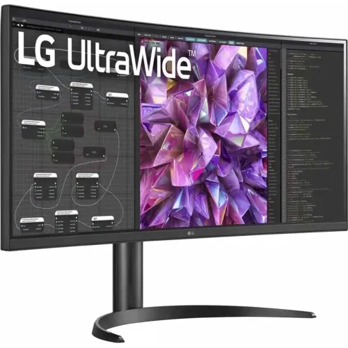LG 34WQ75C-B 34" Curved UltraWide QHD IPS Monitor — image 2 of 6